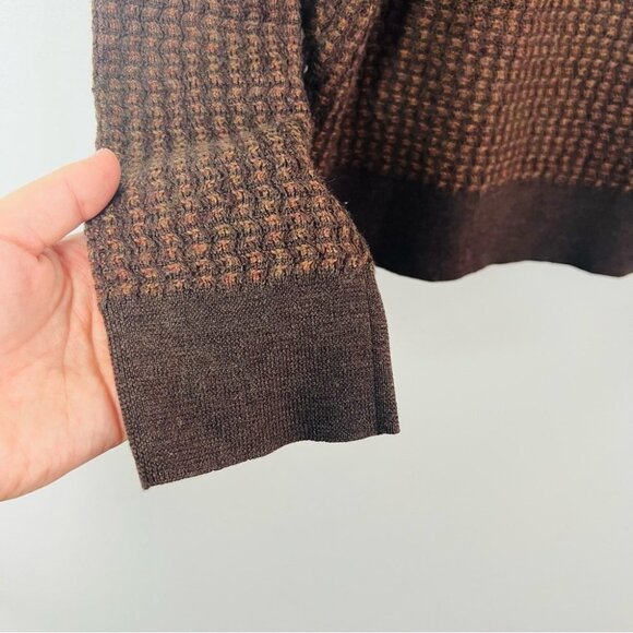 Joseph Abboud Made  in Italy 100% Merino Wool Unisex Crew-Neck Sweater size L - Picture 6 of 10